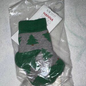 Hanna Andersson Forest Green and Gray Socks
